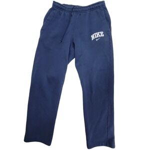 Nike Y2K Silver Tag Navy Blue Athletic Sweatpants Joggers Workout Men's‎ Size M